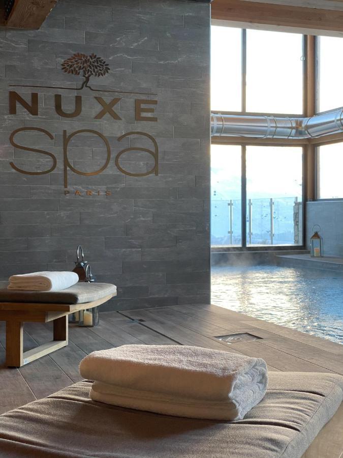 Ours Blanc Hotel & Spa Saint-Martin-de-Belleville Eksteriør billede